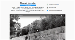 Desktop Screenshot of marcelkunzler.com