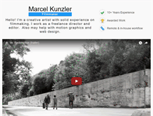 Tablet Screenshot of marcelkunzler.com